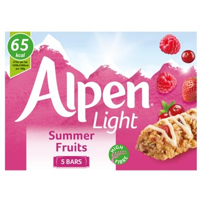 Picture of ALPEN LIGHT SUMMER FRUITS X5